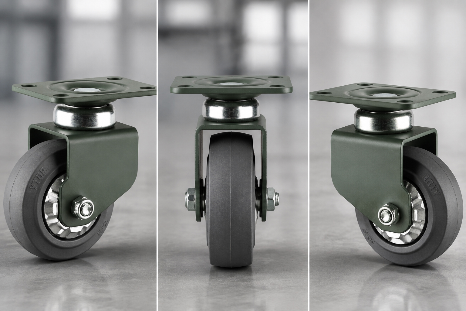 AGV trolley caster wheel automated material handling