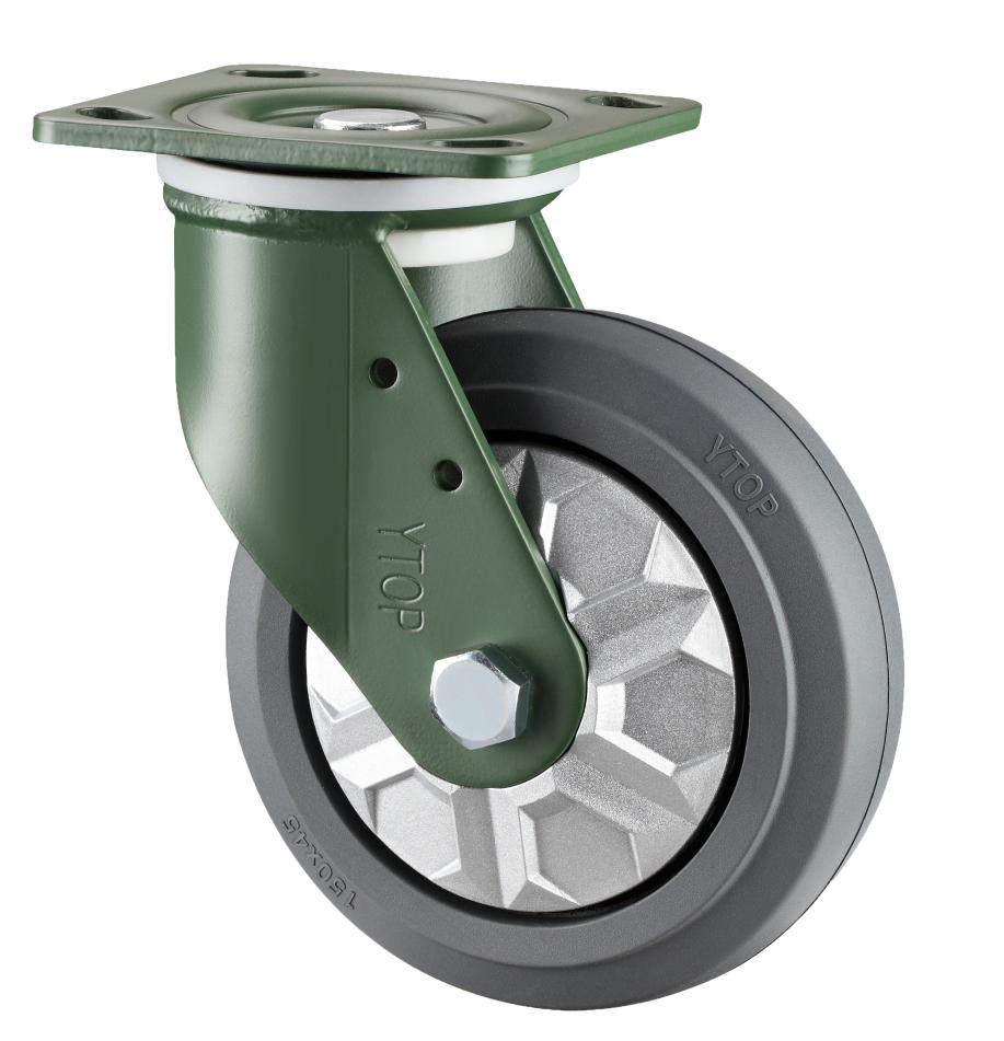 What are the characteristics of casters of different materials and how to select them