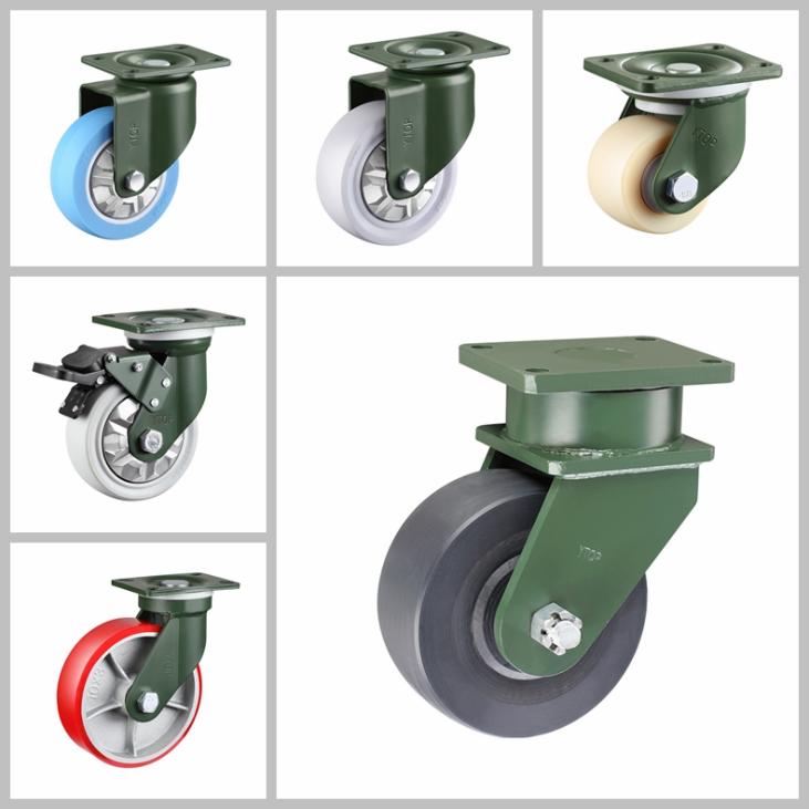 What are the characteristics of casters of different materials and how to select them2