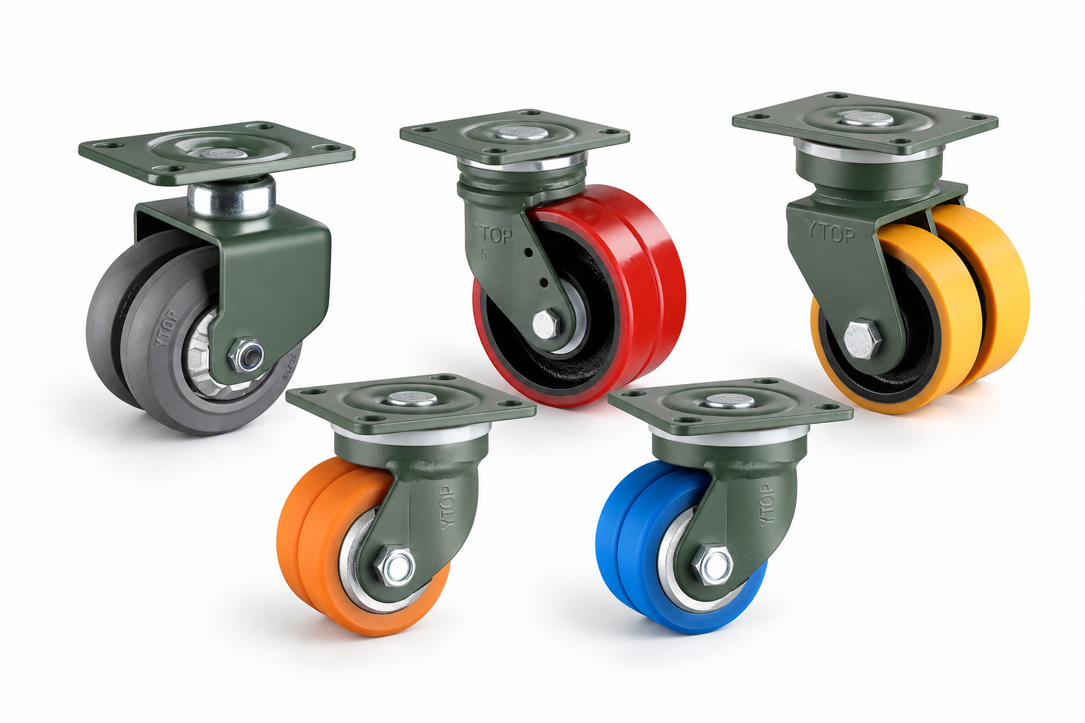 AGV caster wheel combination industrial automation