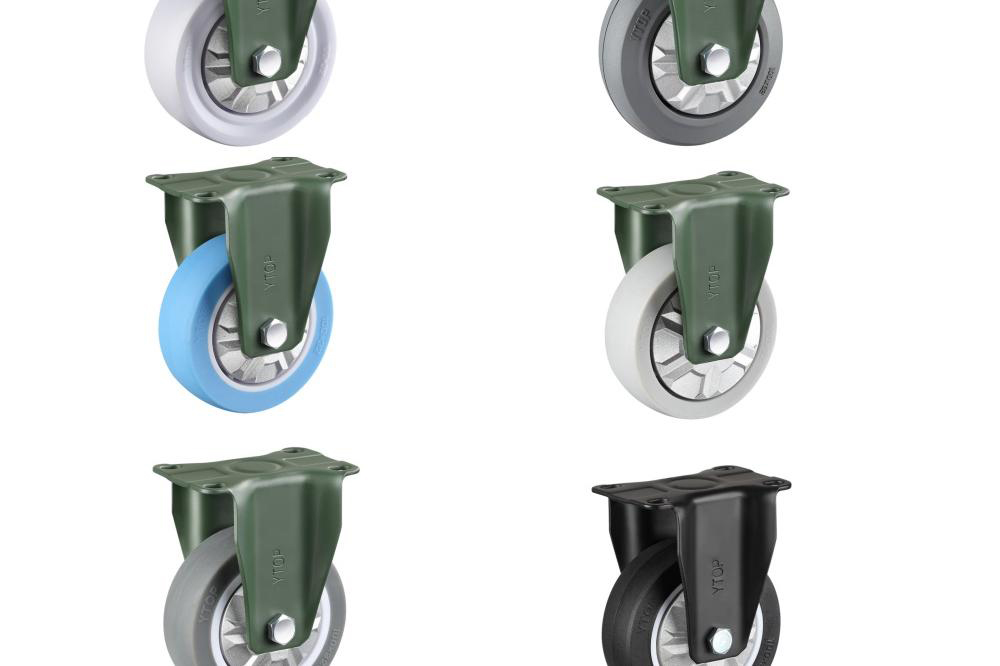 Fixed caster vs swivel caster comparison