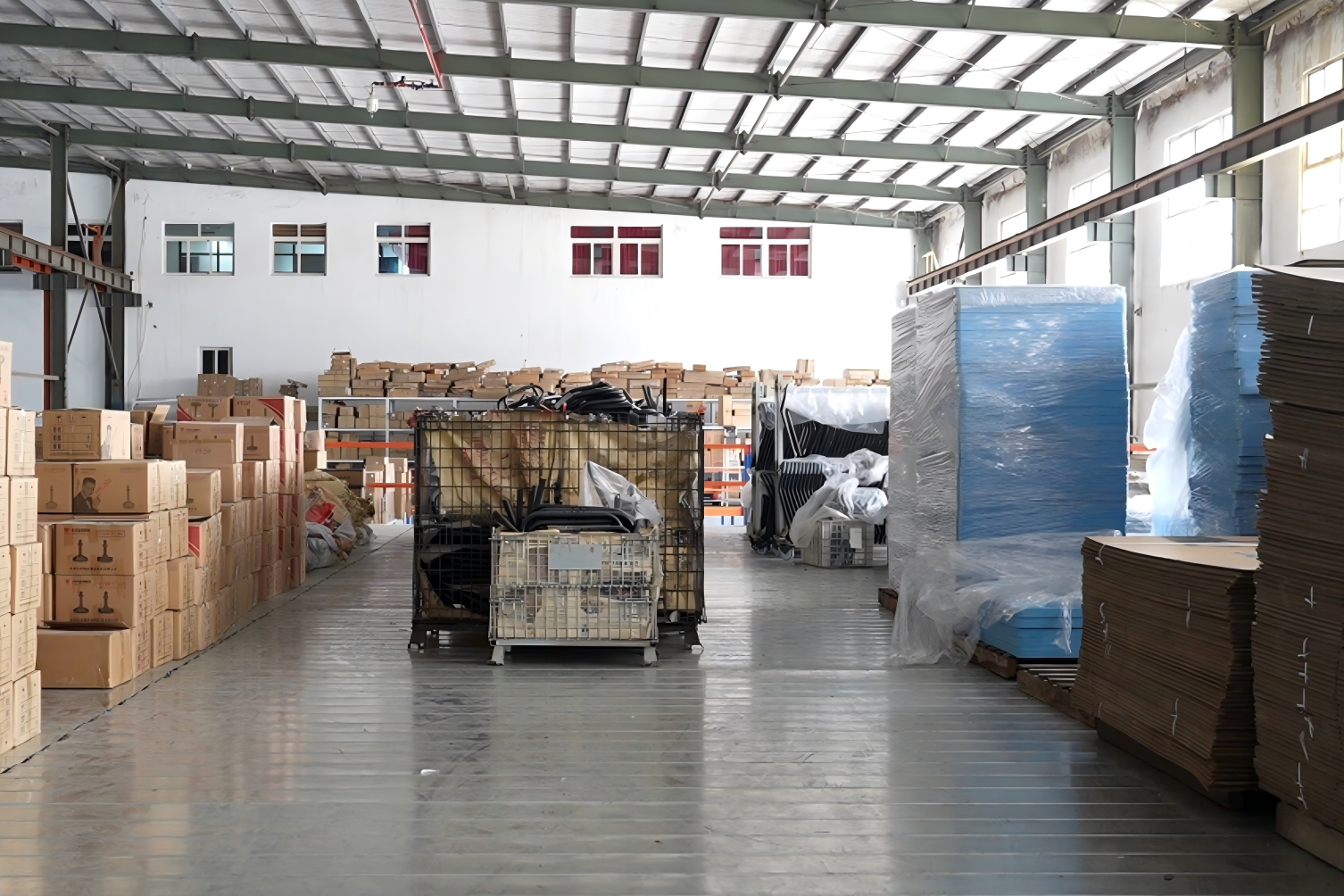 Modern caster manufacturing facility in China