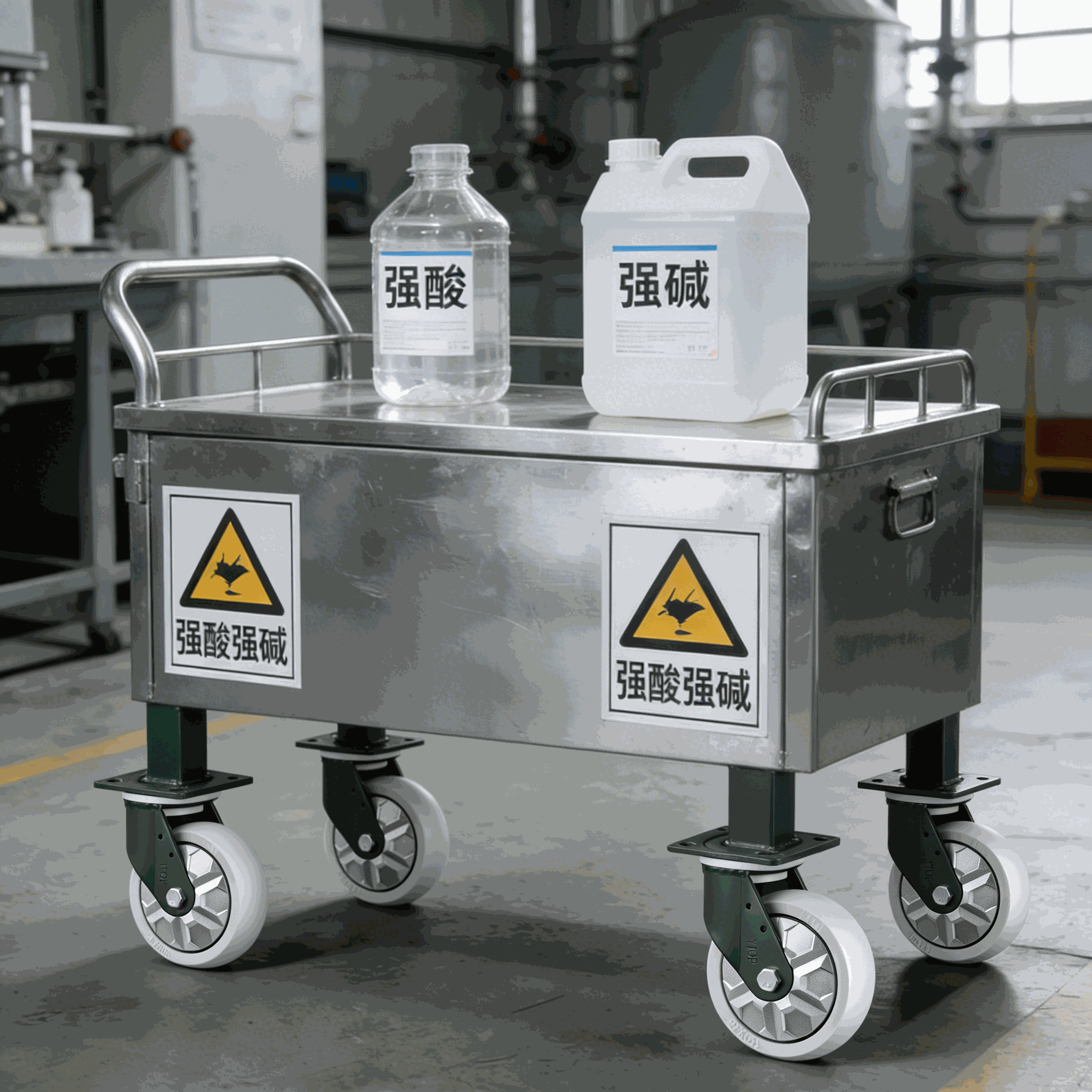 industrial mobile equipment caster upgrade
