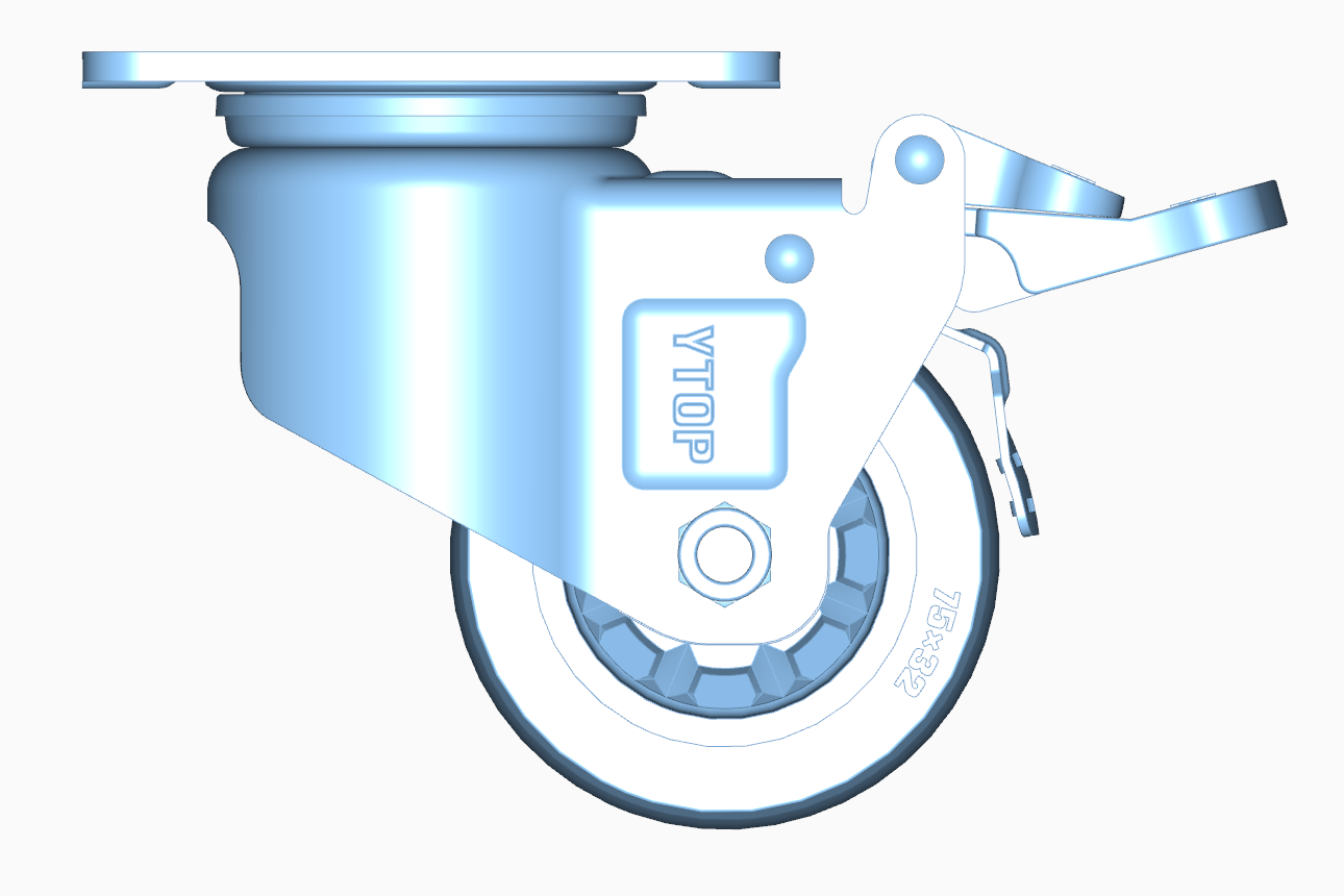 brake wheel vs universal wheel caster comparison